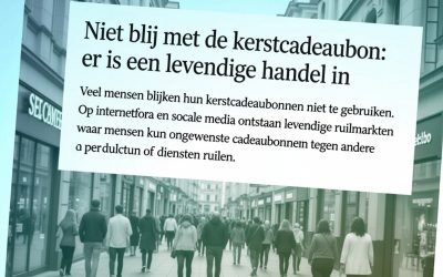 NOS bevestigt het: cadeaubonnen verkopen is big business!