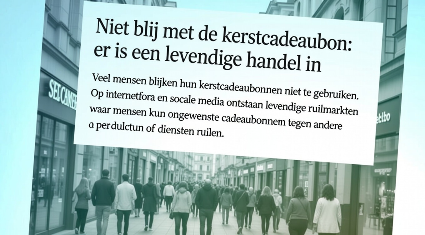 cadeaukaart business NOS artikel